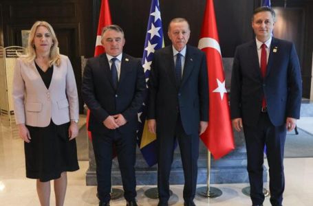 Predsjedništvo BiH na radnom doručku s Erdoganom