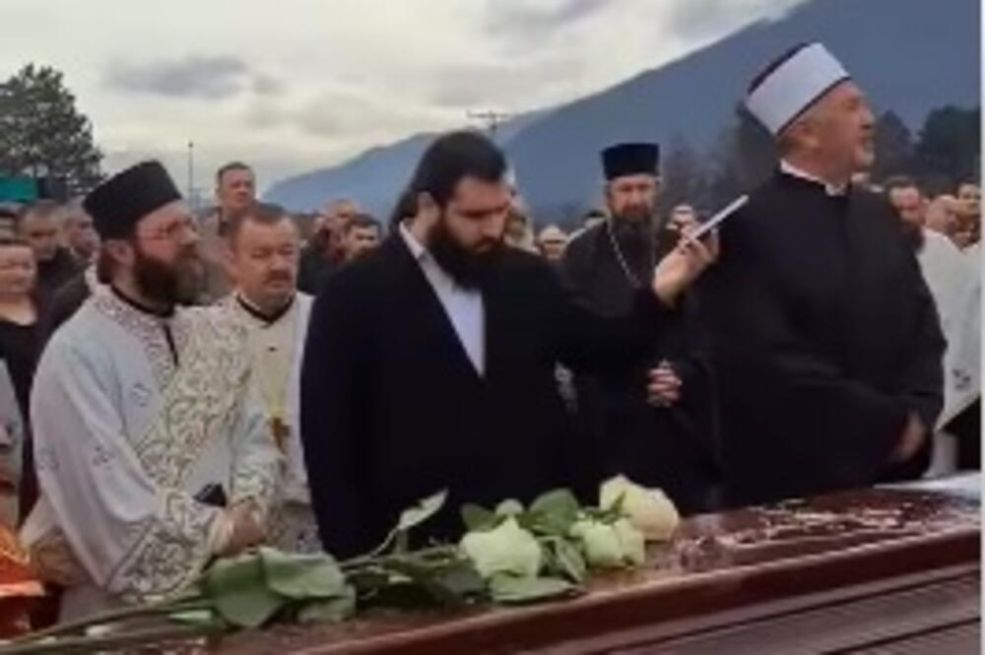 EFENDIJA DRŽAO OPROŠTAJNI GOVOR NA SAHRANI SRPSKOG SVEŠTENIKA! Posebno mi je ovaj čovjek ušao u dušu