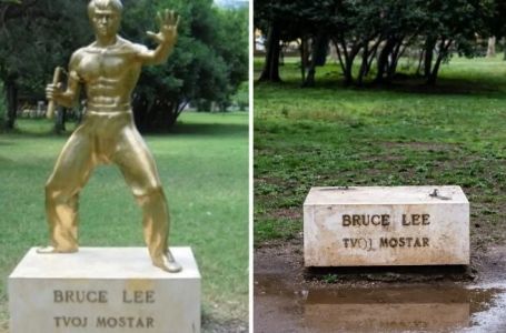 NEKO SE DOBRO NAŠALIO: Evo gdje je 'završio' kip Brucea Leeja?