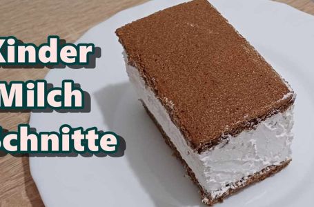 RECEPT ZA DOMAĆE KINDER MILCH SCHNITTE: Još su bolje od kupovnih