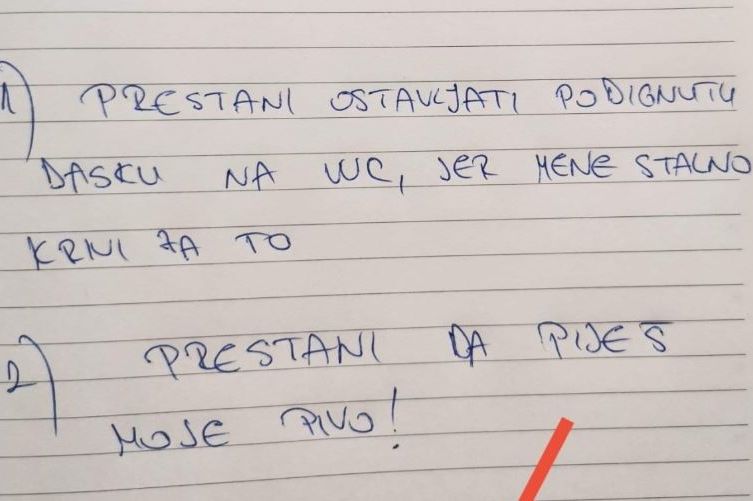 Otkrio da ga žena vara, pa je njenom ljubavniku poslao listu želja: BROJ 4. JE URNEBESAN