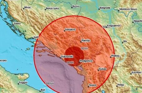 Novi zemljotres jutros pogodio BiH: Epicentar ponovo na granici sa Crnom Gorom