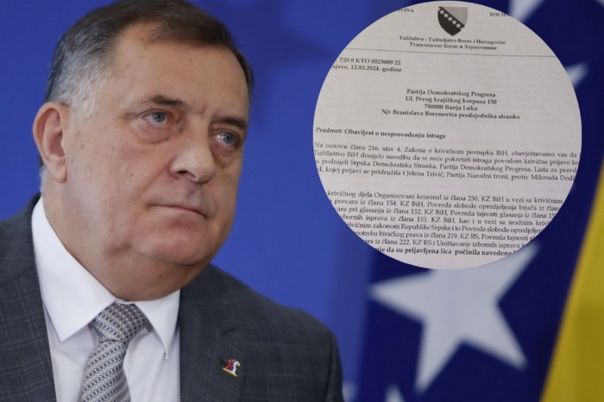 Donesena naredba o nesprovođenju istrage protiv Dodika po prijavi opozicije