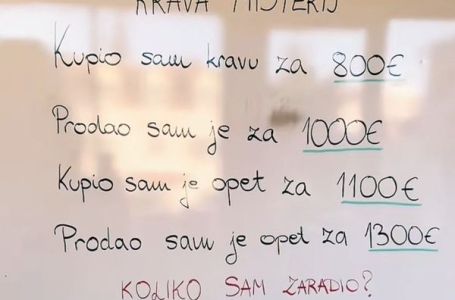 OVAJ PROST MATEMATIČKI ZADATAK IZAZVAO DEBATU SEDMICE: Svi se raspravljaju oko TAČNOG RJEŠENJA