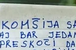 Iznervirani Beograđanin ostavio poruku glasnom komšiji: HIT FOTOGRAFIJA OBIŠLA CIJELI REGION