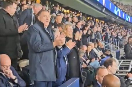 Dodik bio sinoć u Parizu: Gledao meč Lige prvaka