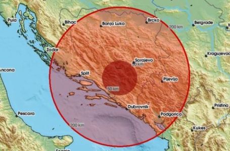 Da li ste osjetili zemljotres u Bosni i Hercegovini? "Kratak, ali snažan"