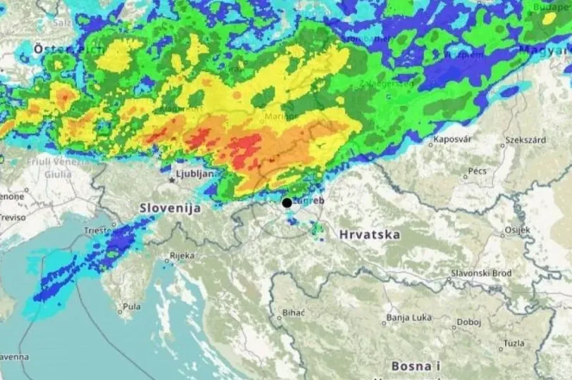 POGLEDAJTE NEVRIJEME KOJE SE KREĆE PREMA BiH: Meteoalarm u Hrvatskoj, puše jak vjetar, stiže snijeg