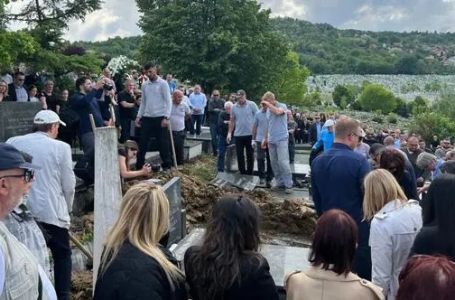 Rijeka ljudi na sahrani poznatog bh. biznismena Gorana Spasojevića