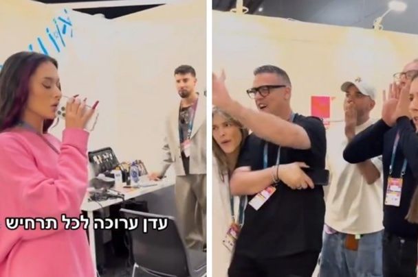 Širi se snimak na kojoj Izraelka sa Eurosonga pjeva dok joj njezin tim viče "buuuu"