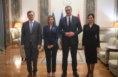 Vučić primio u posjetu prvu damu Ukrajine Olenu Zelensku