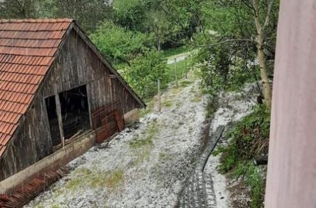 JAK GRAD ZASUO OVAJ DIO DRŽAVE: Tuča načinila veliku štetu