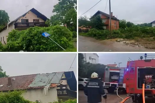 Novo nevrijeme poharalo sjever Hrvatske: U ovom gradu pravi OLUJNI VRTLOG