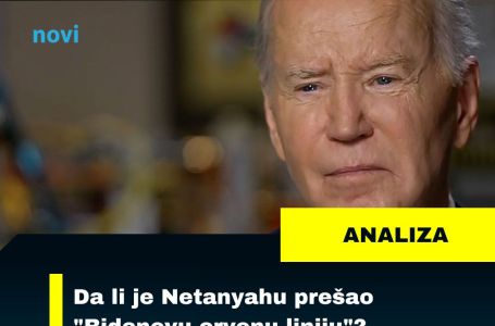 ANALIZA/Da li je Netanyahu prešao "Bidenovu crvenu liniju"?