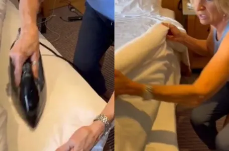 Prešla peglom po madracu, a onda ostala bez teksta kada je vidjela šta se nalazi ispod njega