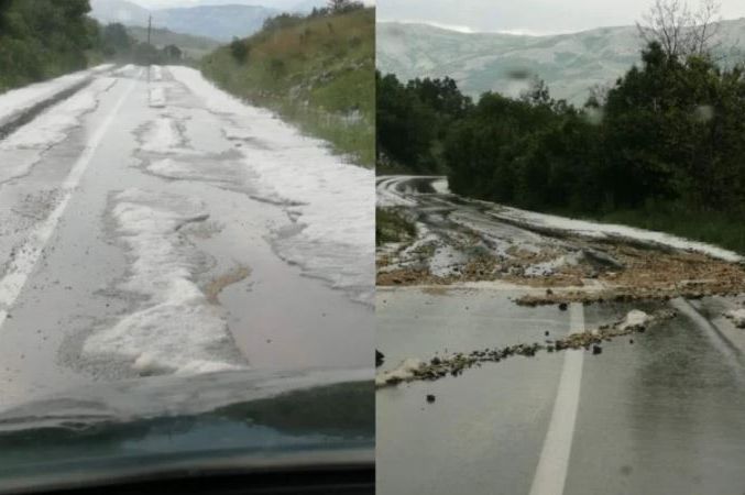 Snažno nevrijeme pogodilo BiH: Putevi ovog grada prekriveni ledom