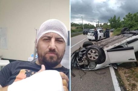 Automobil bivšeg reprezentativca BiH završio na krovu