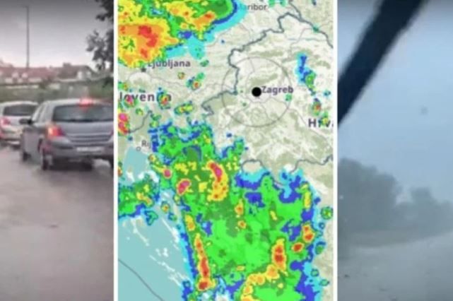 Nevrijeme u Hrvatskoj: Izdana upozorenja dok se kiša, pljuskovi i grad šire zemljom