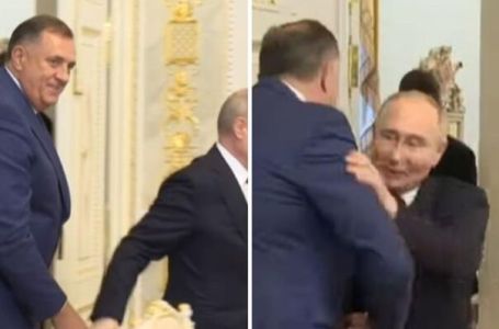 Pogledajte kako je Putin 'ispalio' Dodika: Predsjednik RS 'poljubio zrak' (VIDEO)