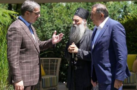 Dodik i Vučić potpisuju 'plan za budućnost', Porfirije svjedok