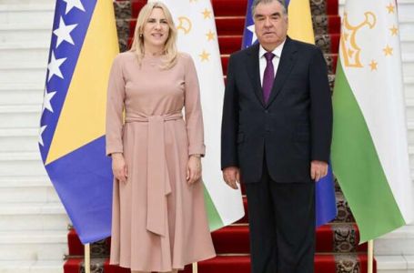 Željka Cvijanović se sastala sa predsjednikom Tadžikistana
