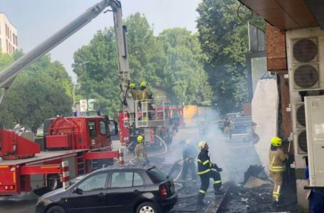 Detalji požara na Ilidži : Svjedoci tvrde da ga je uzrokovao problem sa ventilacijom iz restorana