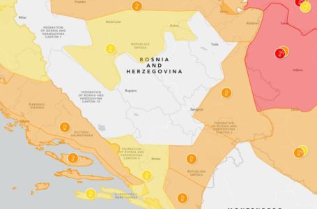 Meteoalarm izdao više upozorenja za BiH: U nekim dijelovima toplotni udari, u drugima oluja