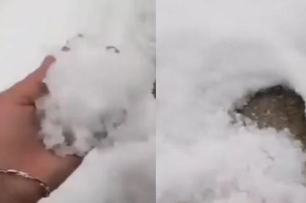 Neobičan prizor na Vlašiću: Sitni led stvorio efekat snježnog pokrivača