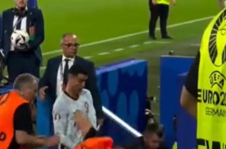 Šok snimak sa Eura: Navijač se sa tribina bacio na Kristijana Ronalda, Portugalac se ukočio