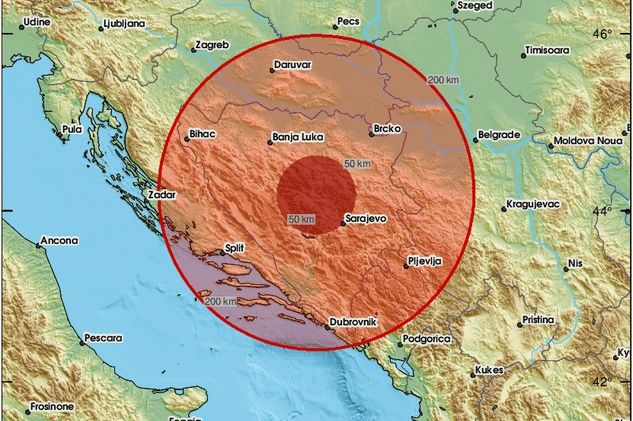 Zemljotres pogodio BiH: "Kao da je udarilo u temelje zgrade"