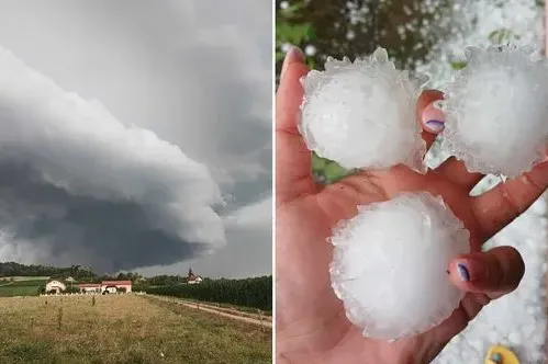 Snažno nevrijeme stiglo i u našu zemlju: Led i olujni vjetar pogodili ovaj dio BiH