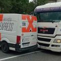 Saobraćajna gužva kod Jablanice zbog sudara kamiona i kombija brze pošte