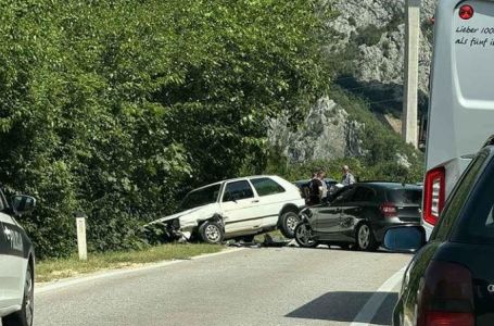 Težak udes kod Počitelja: Saobraćaj obustavljen