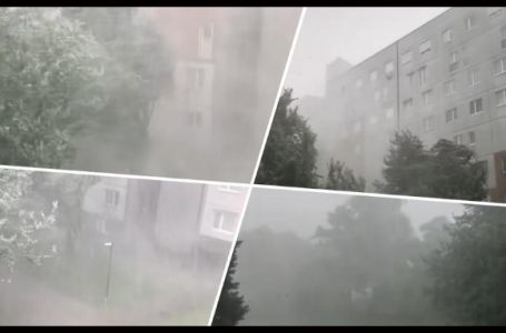 SUPERĆELIJSKA OLUJA POGODILA SLOVENIJU! Apokaliptični prizori, policija upozorava na opasnu pojavu