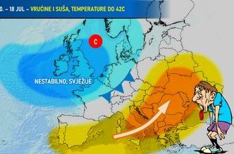 Oglasio se BH Meteo: EVO DA LI ĆE BITI USKORO ZAHLAĐENJE - pogledajte temperature