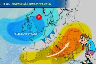 Oglasio se BH Meteo: EVO DA LI ĆE BITI USKORO ZAHLAĐENJE - pogledajte temperature