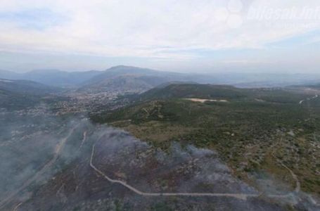 Širi se požar nadomak Mostara, vatrogasci na mukama