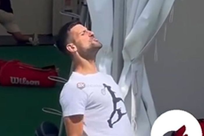 ĐOKOVIĆ PUCA OD SAMOPOUZDANJA: Pogledajte šta je uradio na treningu