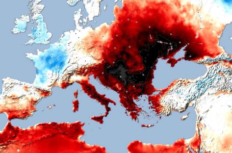 ZASTRAŠUJUĆA MAPA KOJA POKAZUJE KAKO SE BALKAN PRŽI! Za 10 dana može nastupiti HAOS