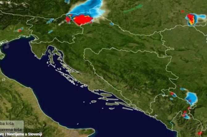 Oglasili se iz BH Metea nakon nevremena u Sloveniji: Da li ova oluja stiže i u BiH?