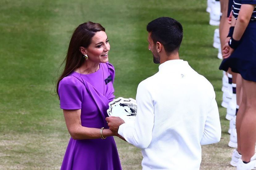 Đoković otkrio šta je rekao Kejt Midlton dok mu je davala utješni trofej