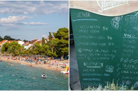 U kafiću na Pelješcu imaju poseban cjenovnik: "Neću ništa, brzo idem je 5 eura, čaša vode isto"