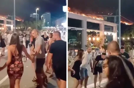 Snimak iz Crne Gore razbjesnio narod: IGRAJU KOLO, DOK POŽAR GUTA SVE PRED SOBOM