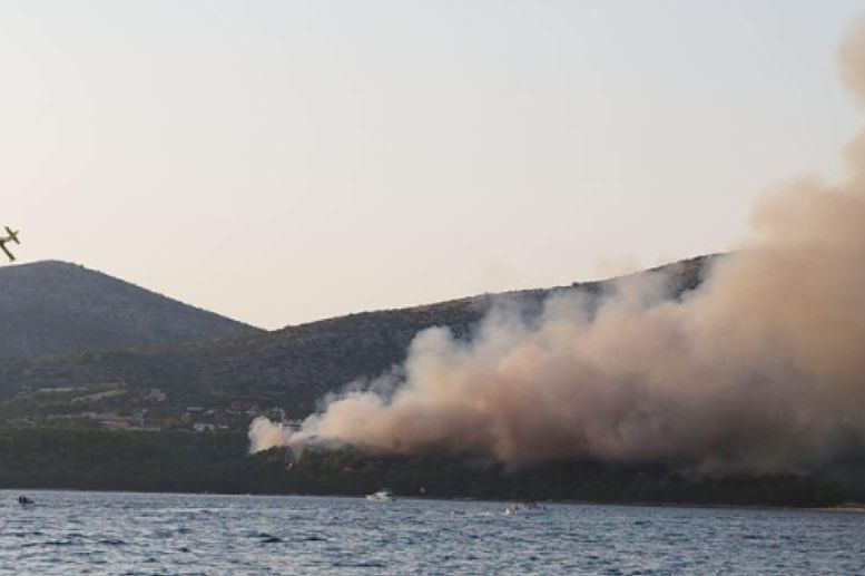 Planuo požar u Istri, gase ga i dva kanadera