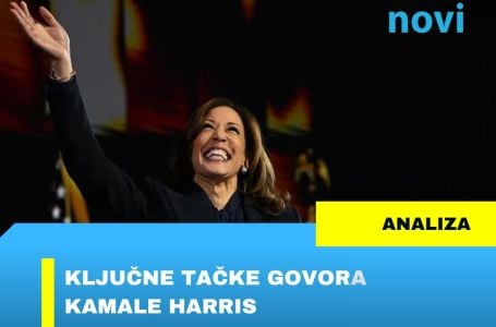 ANALIZA/KLJUČNE TAČKE GOVORA KAMALE HARRIS: Po čemu ćemo pamtiti njen sinoćnji govor?