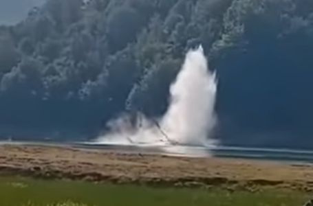 Pogledajte snimak PADA HELIKOPTERA Oružanih snaga BiH u Jablaničko jezero