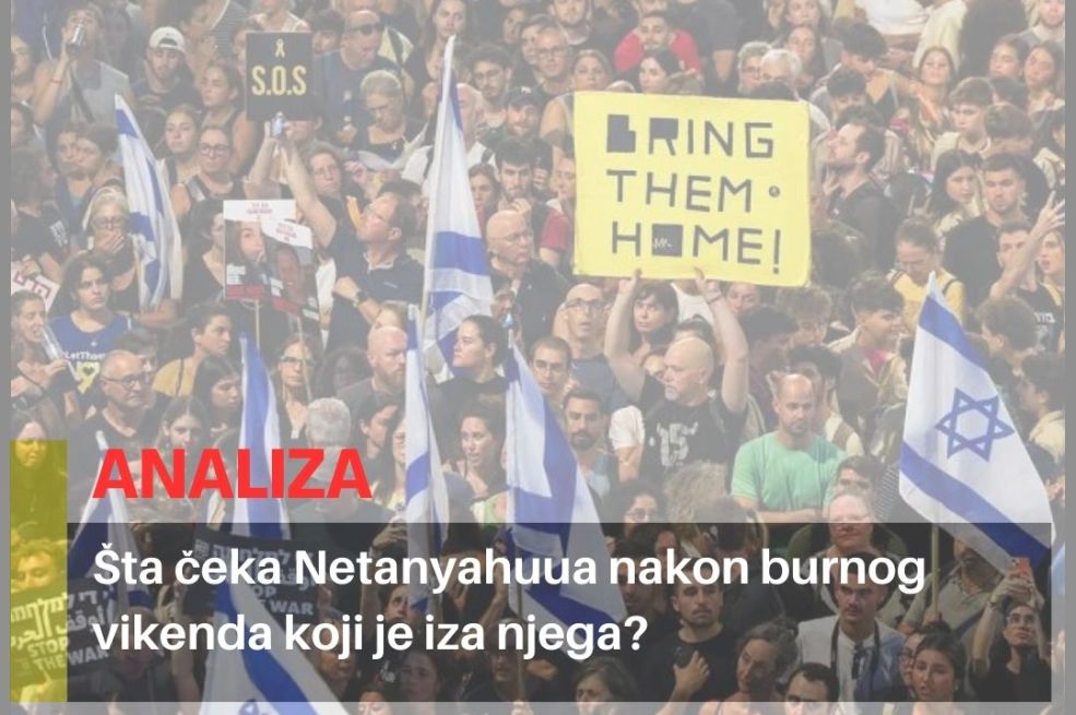 ANALIZA/Buran vikend za Izraelce ostavlja Netanyahuu manje opcija nego ikad
