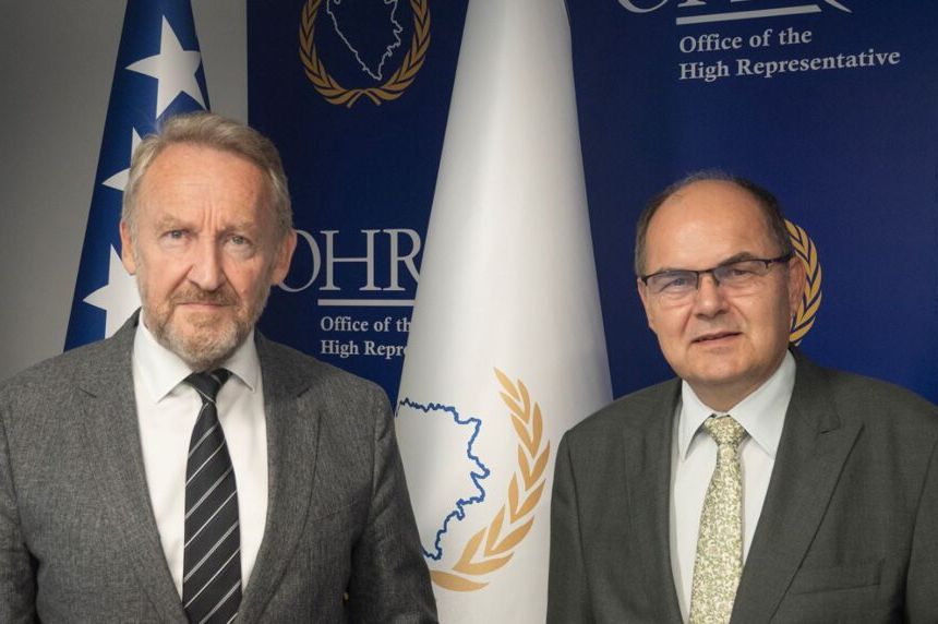 Christian Schmidt se sastao s Bakirom Izetbegovićem