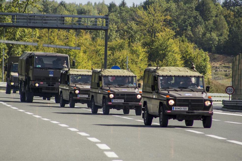 Oglasili se iz EUFOR-a i poslali poruku građanima: "Primijetit ćete povećan broj naših vozila"