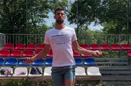 Đoković nasmijao sve novim snimkom:Objavio "srpski" način za preskakanje konopca,jedan detalj je HIT